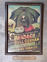 Bull Durham Tobacco Framed Print - Reproduction