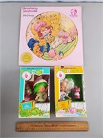 Vintage Strawberry Shortcake Book & Dolls