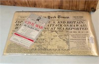 NEW YORK TIMES CIVIL WAR NEWSPAPER REPRINTS