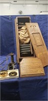 Antique Telephone & Assorted Parts