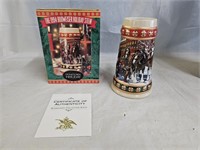 Budweiser 1994 Holiday Collector's Stein