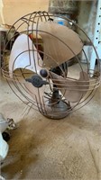 Vintage GE fan and lamps