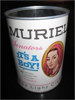 Vtg Murial 'It's a Boy' Cigar Tin