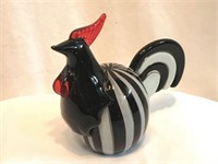 Lennox Rooster Theme Art Glass Figurines