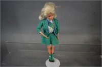 Barbie Doll w/ junior uniform on stand 1995-2001
