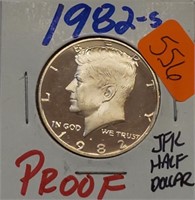 1982-S Proof JFK Half $1 Dollar