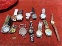 (12)Men's wristwatch lot.