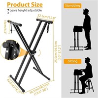 WELIDAY 7 Position Adjustable Height Double-X