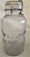 Foster seal fast glass jar