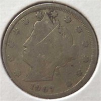 1907 Liberty Head V. Nickel