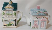 Cute Cottage Tea Pots