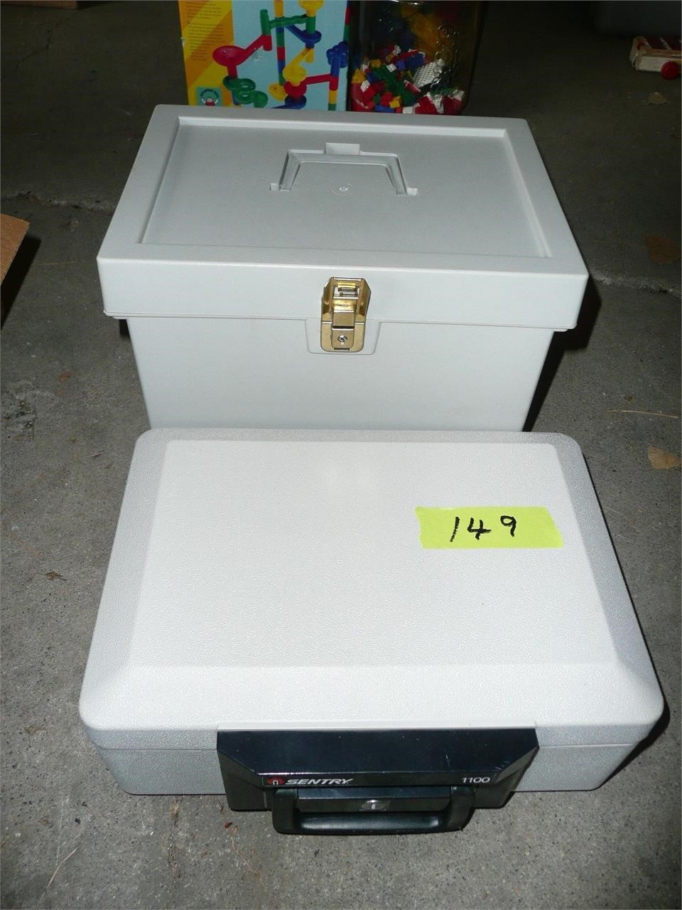 Safe and File Box