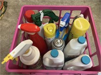 Box of Cleaning Supplies