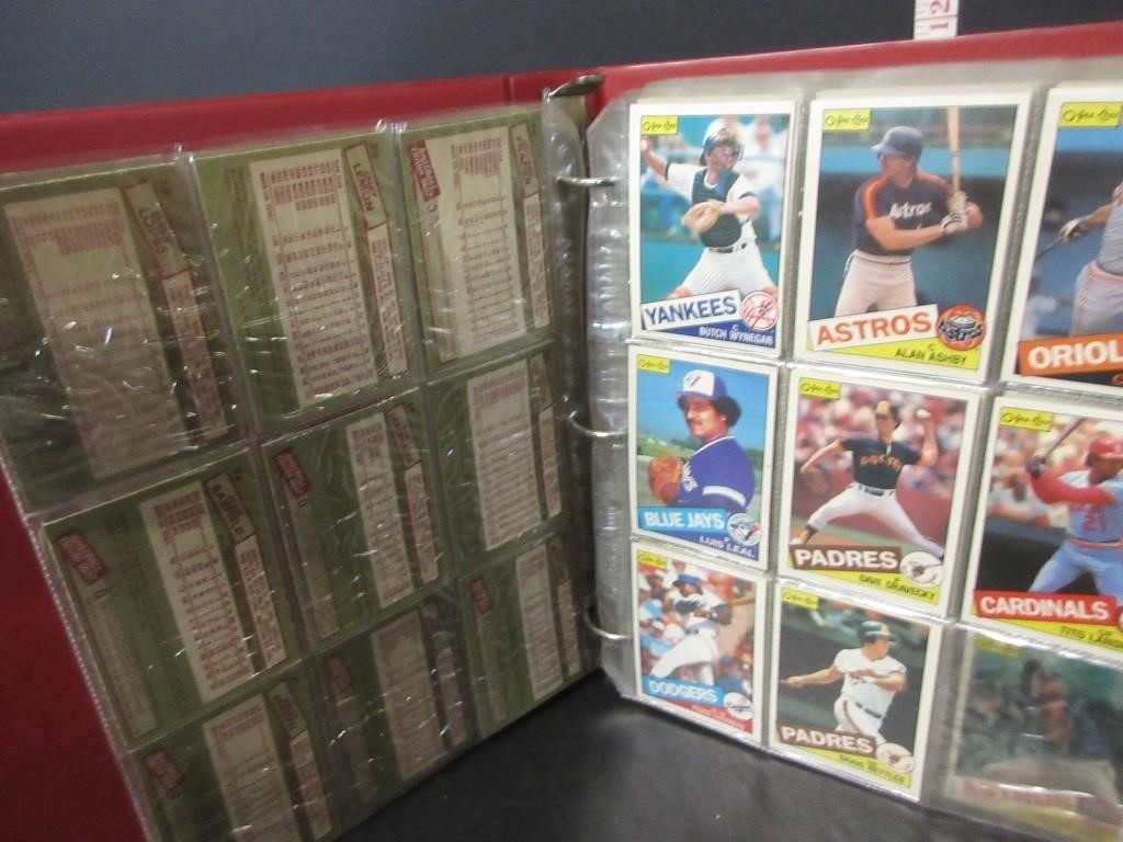 OVER 250 -1985 OPC BASEBALL CARDS-PART SET