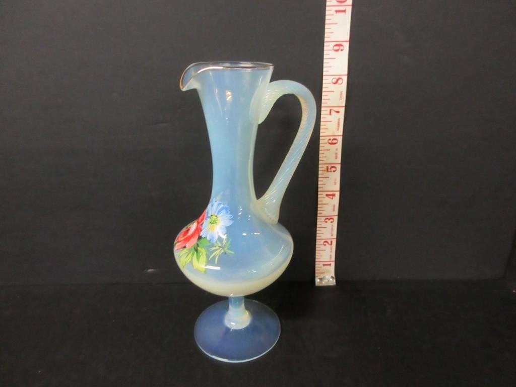 BEAUTIFUL VINTAGE OPALESCENT PITCHER