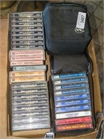 Musical cassette taes & cases