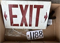 Exit Signed Plate & More