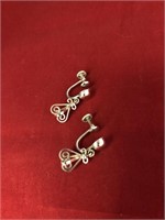 Vintage 1/20 12K Gold Filled Screwback Earrings