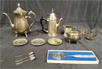 Group of miscellaneous silver plated items etc