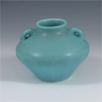 Rookwood Handled Squat Vase - Mint