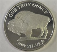 One Ounce Silver Proof Buffalo Round