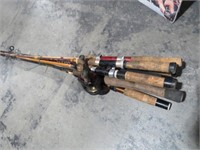 BUNDLE OF FISHING RODS & REELS