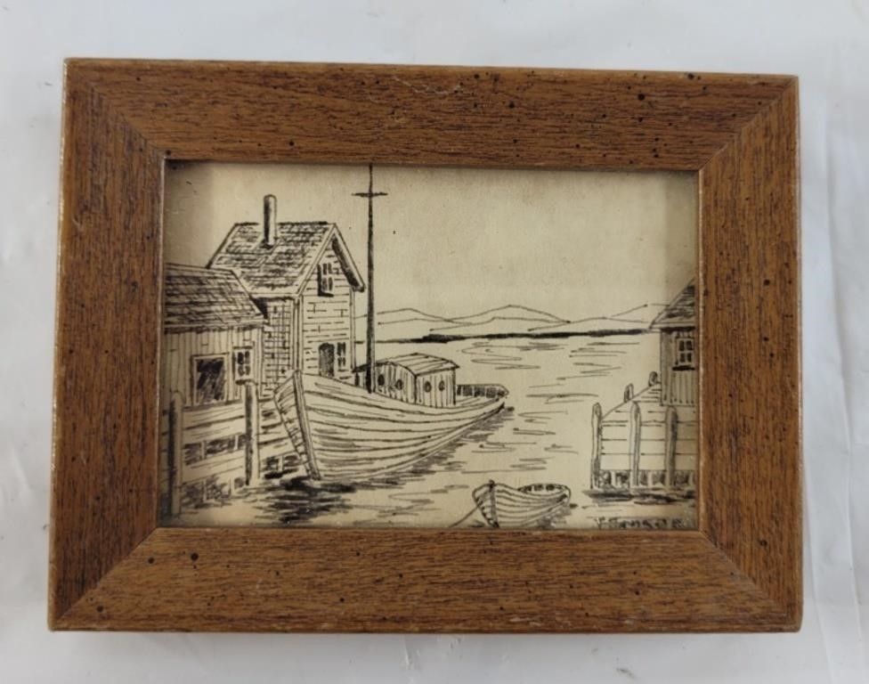 Miniature marine art