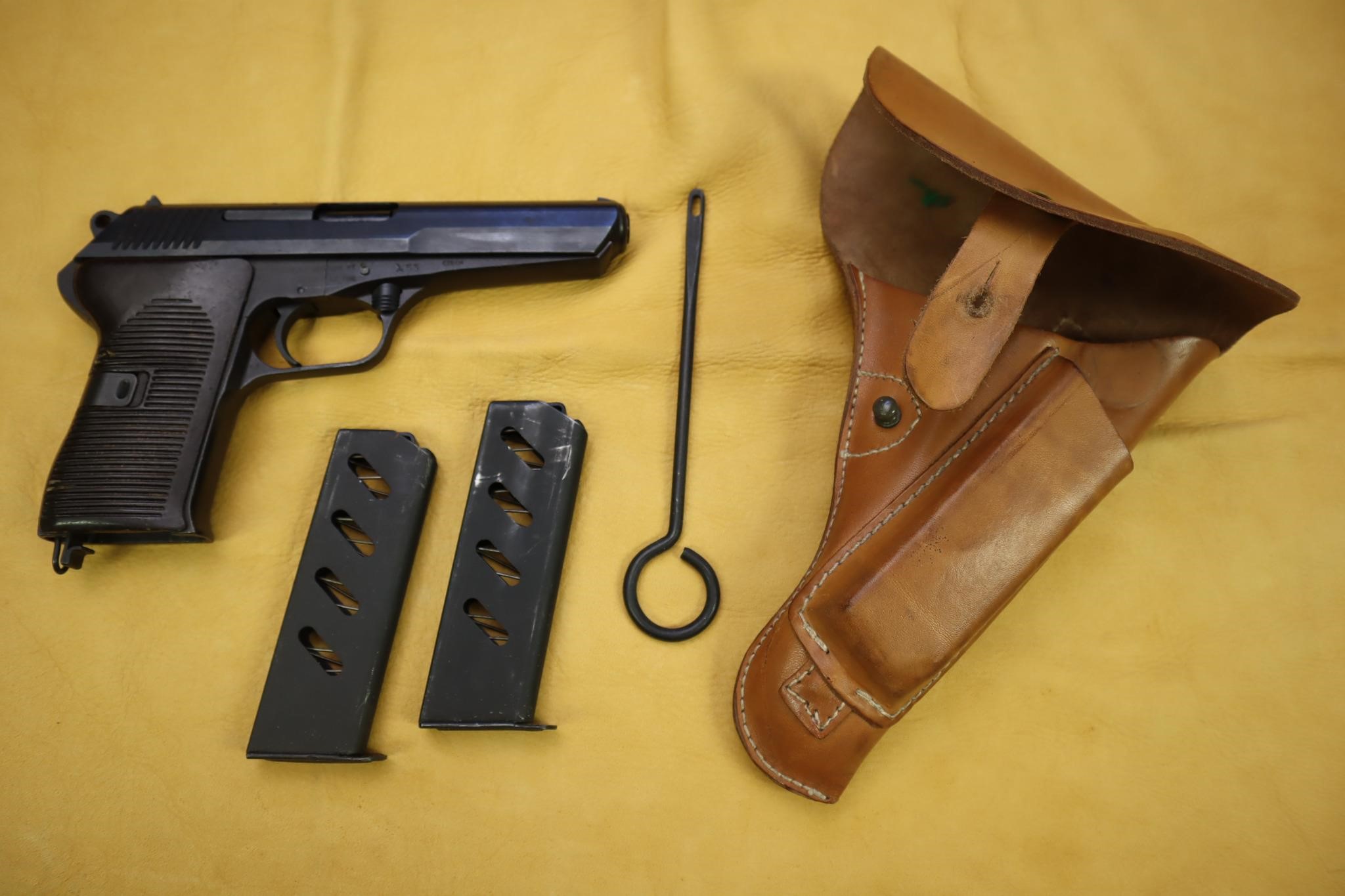 CZ52 in 7.62 Tokarev, holster, 2 mags, cleaning ro