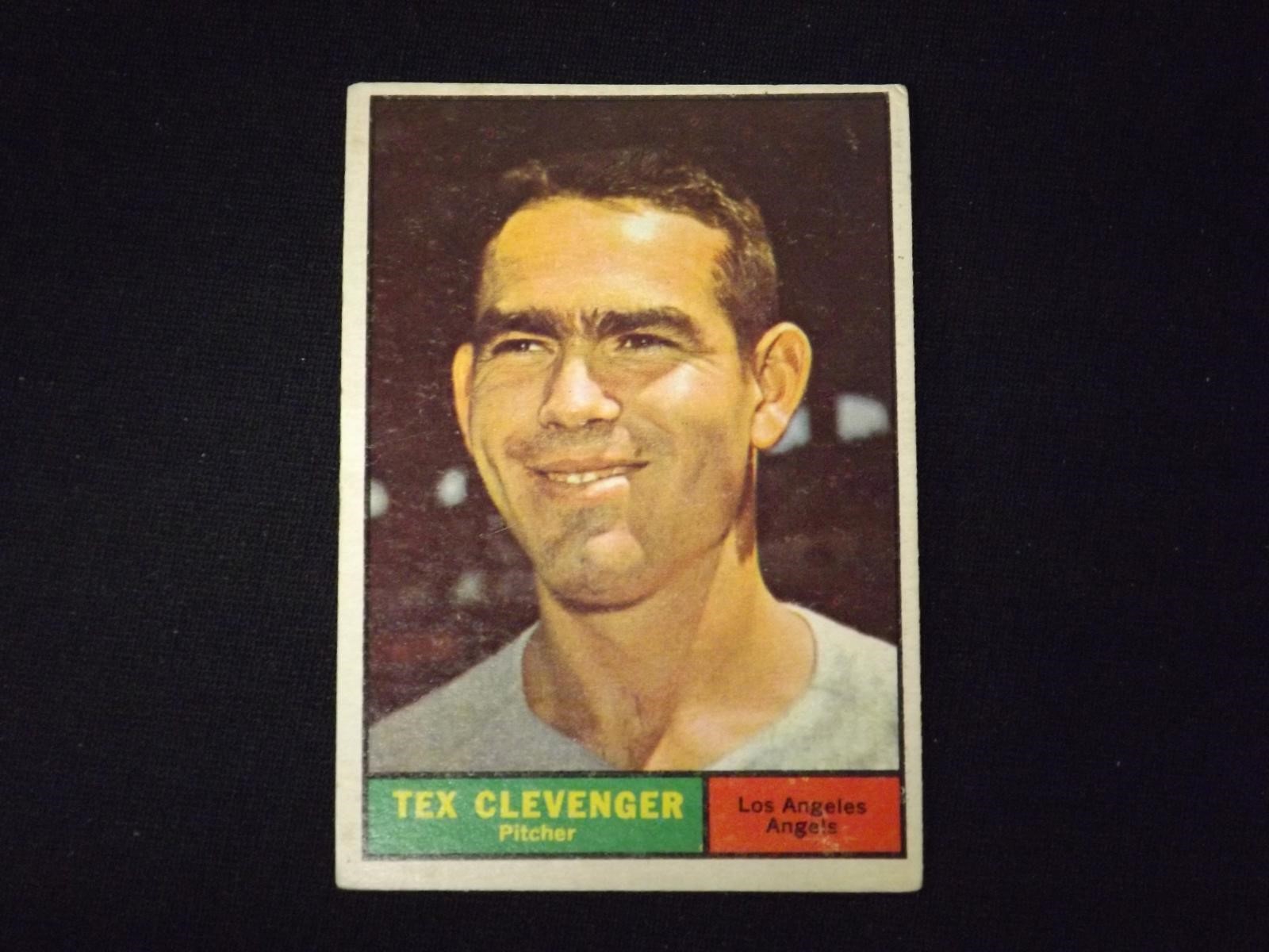 1961 TOPPS #291 TEX CLEVENGER ANGELS