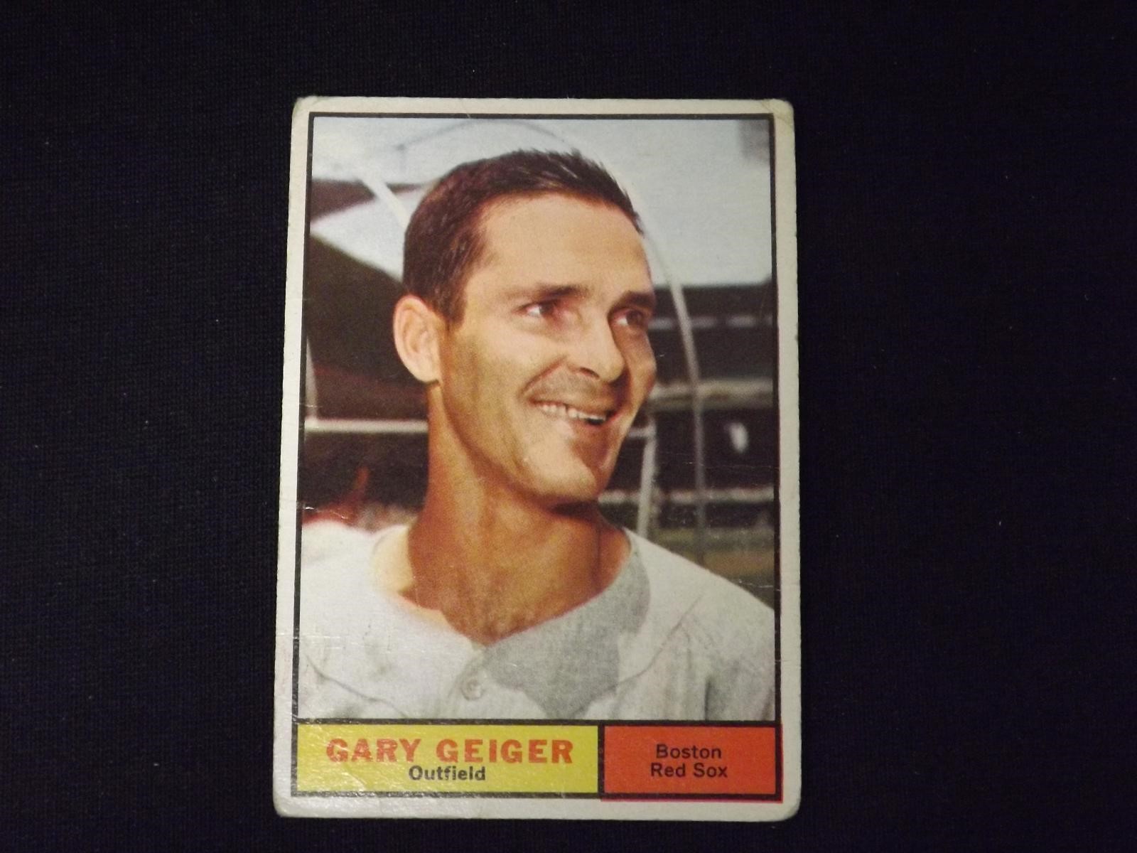 1961 TOPPS #33 GARY GEIGER RED SOX