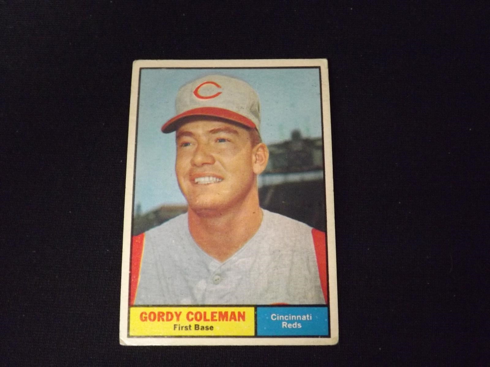 1961 TOPPS #194 GORDY COLEMAN REDS