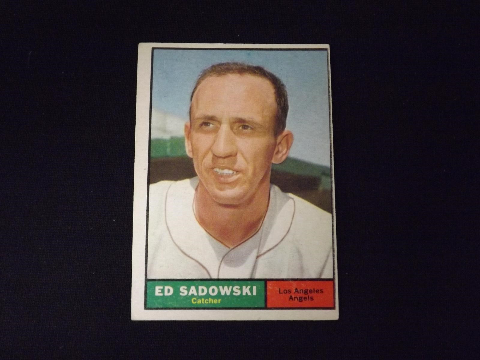 1961 TOPPS #163 ED SADOWSKI ANGELS