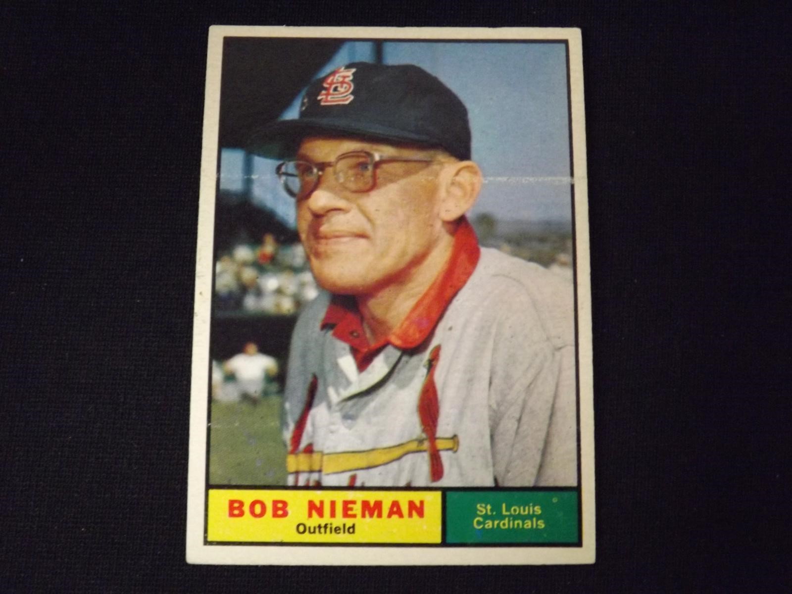 1961 TOPPS #178 BOB NIEMAN CARDINALS