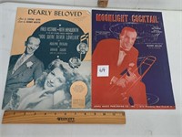 Vintage Music Sheets 1942