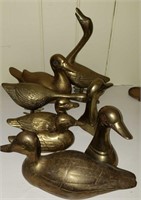 Vintage Brass duck lot