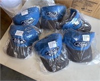 LOT OF 6 NEW HATS WITH FORD EMBLEM