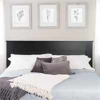 Stylish Flat Wood Panel Headboard for King