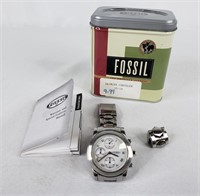 Fossil Steel Wrist Watch with Case