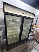 True sliding glass door merchandiser refrigerator