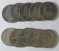 1960's Monte Carlo Casino & The Mint Gaming Tokens