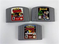 Pokémon & Rampage Nintendo 64 Games