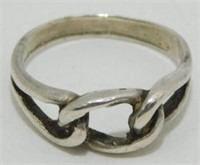 Vintage Sterling Silver Unique Band