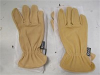 2 New Pairs of Super Soft Large Leather Gloves