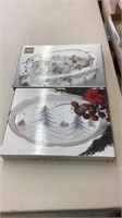 Mikasa and home beautiful glass serving platters