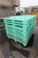 Plastic Skids - stack of 12