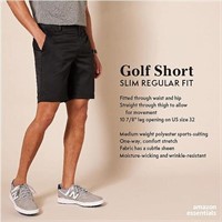 (U) Amazon Essentials Men's Slim-fit Stretch Golf
