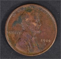 1914-D LINCOLN CENT  XF