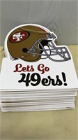 24-LETS GO 49ERS SIGNS 10.5X9
