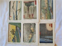 10 British Museum Post Cards Hiroshige
