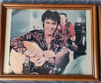 5 Elvis Presley Framed Photos, 4 12x15,